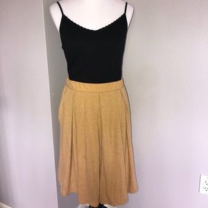 Lularoe Madison skirt - mustard